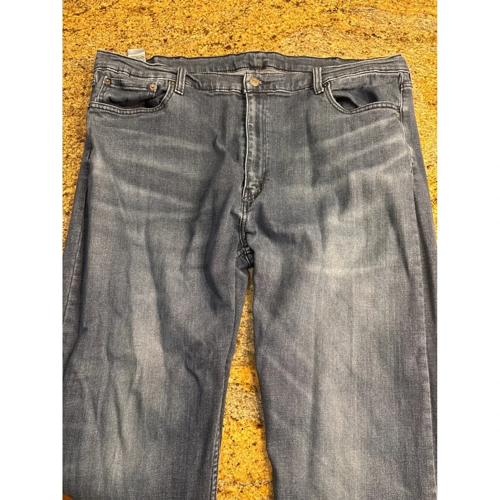 Levis 502 Regular Taper Mens Blue Jeans Fits 40W 29L (Tagged 44W 34L) Denim Pant